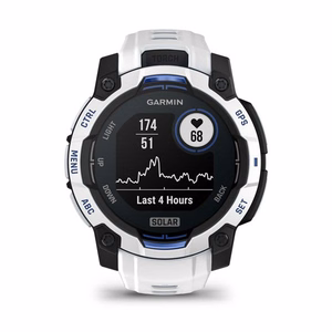Garmin Instinct 3 Solar käekell, 45 mm, valge