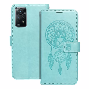 MEZZO Book ümbris jaoks XIAOMI Redmi Note 11 / 11S dreamcatcher roheline