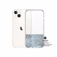 PanzerGlass ClearCase antibacterial ümbris with Military Grade certificate jaoks iPhone 13 / 14 / 15 - läbipaistev