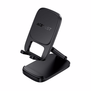Acefast E45 kokkupandav reguleeritav lauale mõeldud telefoni alus, must