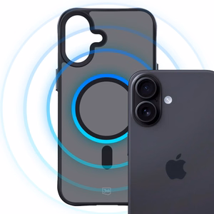 3mk Smoke MagCase jaoks iPhone 17 - Must Semi-Läbipaistev