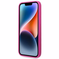 Guess GUHCP14SSLSMF iPhone 14 6.1" fuchsia/fuschia hard ümbris Silicone Vintage kuldne Logo