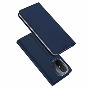 DUX DUCIS wallet ümbris SKIN PRO jaoks REDMI 12C sinine