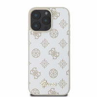 Guess Peony Script Logo MagSafe iPhone 16 Pro Ümbris - valge