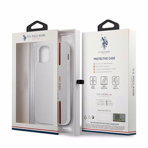 US Polo USHCP12SPCUSSWH iPhone 12 mini 5,4" valge Tricolor Collection