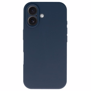 Silicone Lite Ümbris jaoks Iphone 16 tumesinine