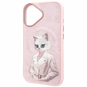 Nimmy Magnetic fashion cute pet MagSafe ümbris jaoks iPhone 16 - roosa