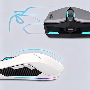 Machenike M721 Wireless Gaming Mouse 10000 DPI with RGB Backlight - Black