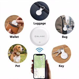 Valge Blavec BTG-01 Bluetooth-esemejälgija Apple'i ja Androidi seadmetele (BTBTG01-W)