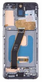 LCD ekraan Samsung G981F/G980F S20 puuteekraani ja raamiga Cosmic Grey OLED (tegelik suurus)