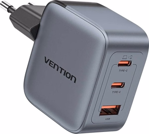 GaN Vention USB-C+C+A 70W Laadija (hall)