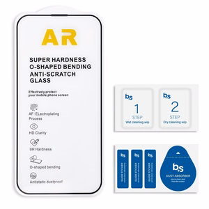 Tempered glass for iPhone 17 Blue Star 5D AR black