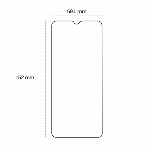 Karastatud klaas 2,5D jaoks Xiaomi Redmi Note 7