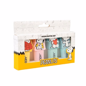 Snoopy - Highlighter Set 4 Colors with 3D Topper