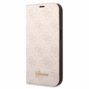 Guess GUBKP14SHG4SHP iPhone 14 6.1 "roosa / roosa book 4G Vintage kuldne Logo