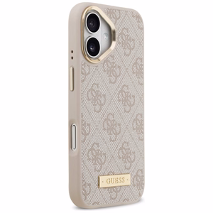 Guess 4G Logo Plate MagSafe Ümbris jaoks iPhone 17 - Roosa