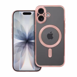 ELECTRO MAG COVER case compatible with MagSafe jaoks IPHONE 17 rose kuldne
