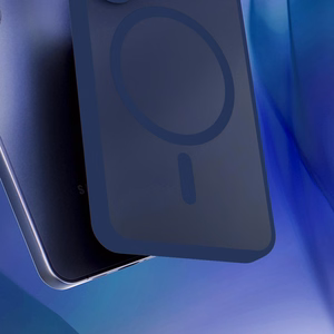 Чехол 3mk Smoke MagCase для iPhone 17 Pro — синий полупрозрачный