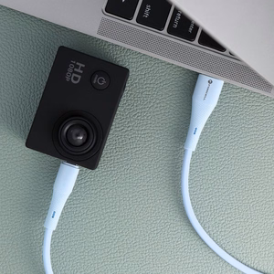 Kaabel USB A to Micro USB Forcell F-Energy QC3.0 2,4A 18W Silikoon 1 m C341 sinine