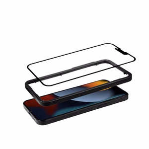 Crong Anti-Bacterial 3D Armor Glass 9H karastatud ekraanikaitseklaas seadmele iPhone 14 Plus / 13 Pro Max, paigaldusraamiga