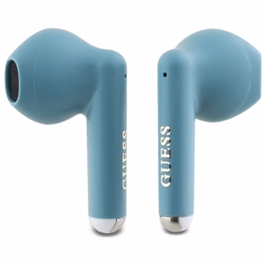 Guess Bluetooth kõrvaklapid GUTWSJ14ESGQ TWS + docking station turquoise/turquoise Printed Classic Logo