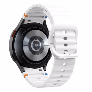 TECH-PROTECT SILICONE SPORT SAMSUNG GALAXY WATCH 4 / 5 / 5 PRO / 6 / 7 / FE VALGE
