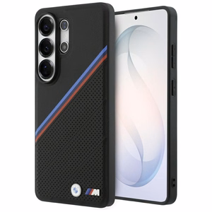 BMW Tricolor Metal Logo MagSafe Ümbris for Samsung Galaxy S26 Ultra - must