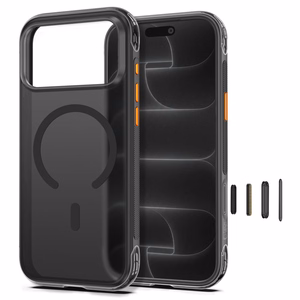 Tech-Protect MagAir MagSafe CC ümbris seadmele iPhone 18 Pro / 17 Pro – mattmust