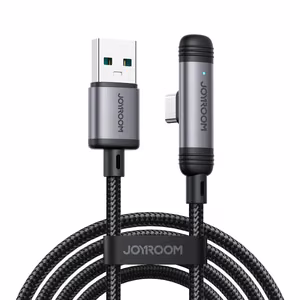 Joyroom S-A56 EnjoyX Series 90° USB-A - USB-C 3A kaabel 1.2m - must