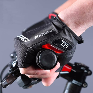 Rockbros S143-BK L cycling gloves with gel inserts - black