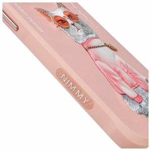 Nimmy Glasses Cool Cat Ümbris jaoks iPhone 15 Pro - Roosa