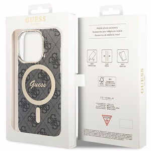 Guess IML 4G MagSafe ümbris jaoks iPhone 15 Pro - must