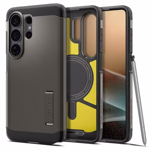 SPIGEN ümbris TOUGH ARMOR ühildub MagSafe'iga SAMSUNG S26 Ultra gunmetal jaoks