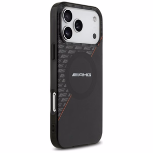 Mercedes AMG IML Double Layer Rhombs ümbris seadmele iPhone 18 Pro Max / 17 Pro Max, MagSafe-ühilduv – must ja punane