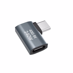 Wozinsky WPKB-01 USB-C - USB-C 40Gb/s 240W 8K OTG Side Angled Adapter - hall