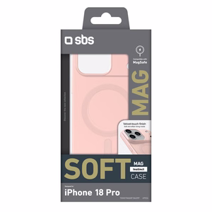 SBS Instinct Mag ümbris iPhone 18 Pro / 17 Pro jaoks, MagSafe'iga ühilduv, roosa