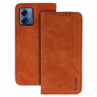 Wonder Prime Ümbris jaoks Motorola Moto G14 brown