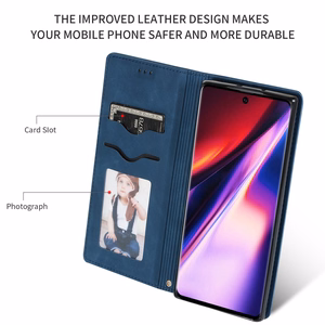 Business Style ümbris Xiaomi Redmi A7 4G mudelile, tumesinine