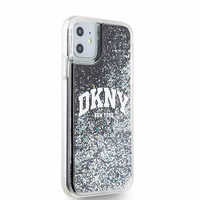 DKNY Liquid Glitter Big Logo ümbris jaoks iPhone 11 / Xr - must