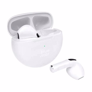 Blue Star (TX3) TWS Bluetooth juhtmevabad kõrvaklapid valged