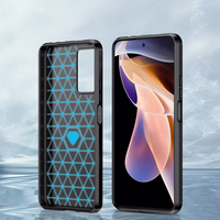Carbon Case paindlik ümbris Xiaomi Redmi Note 11 Pro+ 5G (Hiina) / 11 Pro 5G (Hiina) / Mi11i HyperCharge / Poco X4 NFC must