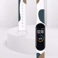 Rihm Moro rihm Xiaomi Mi Band 3 / 4 silikoonist rihmaga kella käevõru muster 10