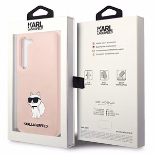 Karl Lagerfeld KLHCS23MSNCHBCP S23+ S916 hardcase roosa/roosa Silicone Choupette