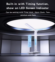 Yesido Lauaarvuti lamp DS20 induction koos LCD ekraan valge