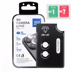 Camera Lens Protector BLUE STAR Easy Install for SAMSUNG FLIP 7 black