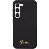 Guess GUHCS23MSLSMK S23+ S916 must/must hardcase Silicone Vintage kuldne Logo