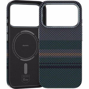 Benks Magnetic Armor Pro Aurora 600D kevlarist ümbris (C.K.FL.AP.SR.A072) iPhone 18 Pro / 17 Pro mudelitele, kaamera juhtnupuga