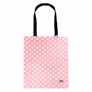 Shopping bag Wonder pattern 2 light roosa polka-dot