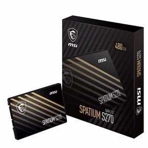 MSI SPATIUM S270 480GB SATA 3D NAND Write speed 450 MBytes/sec Read speed 500 MBytes/sec 2,5" TBW 250 TB MTBF 2000000 hours S78-440E350-P83 (SSD)