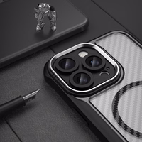 Leading Series MagSafe Silicone Ümbris jaoks iPhone 16 Pro Max - Must